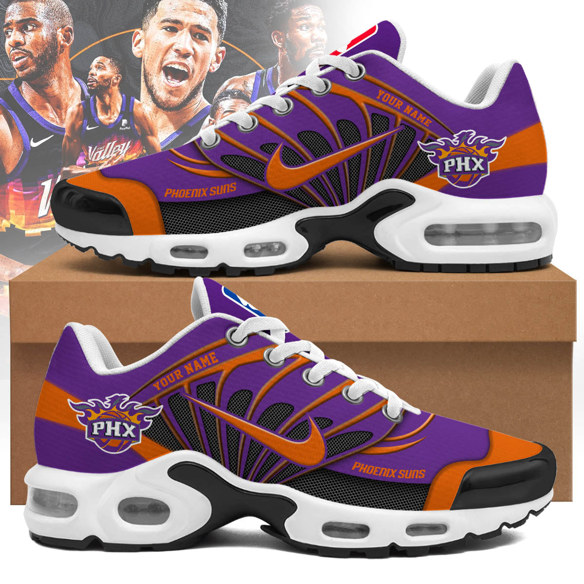 Ideafootwear Phoenix Suns TN Shoes Sneakers For Men And Women