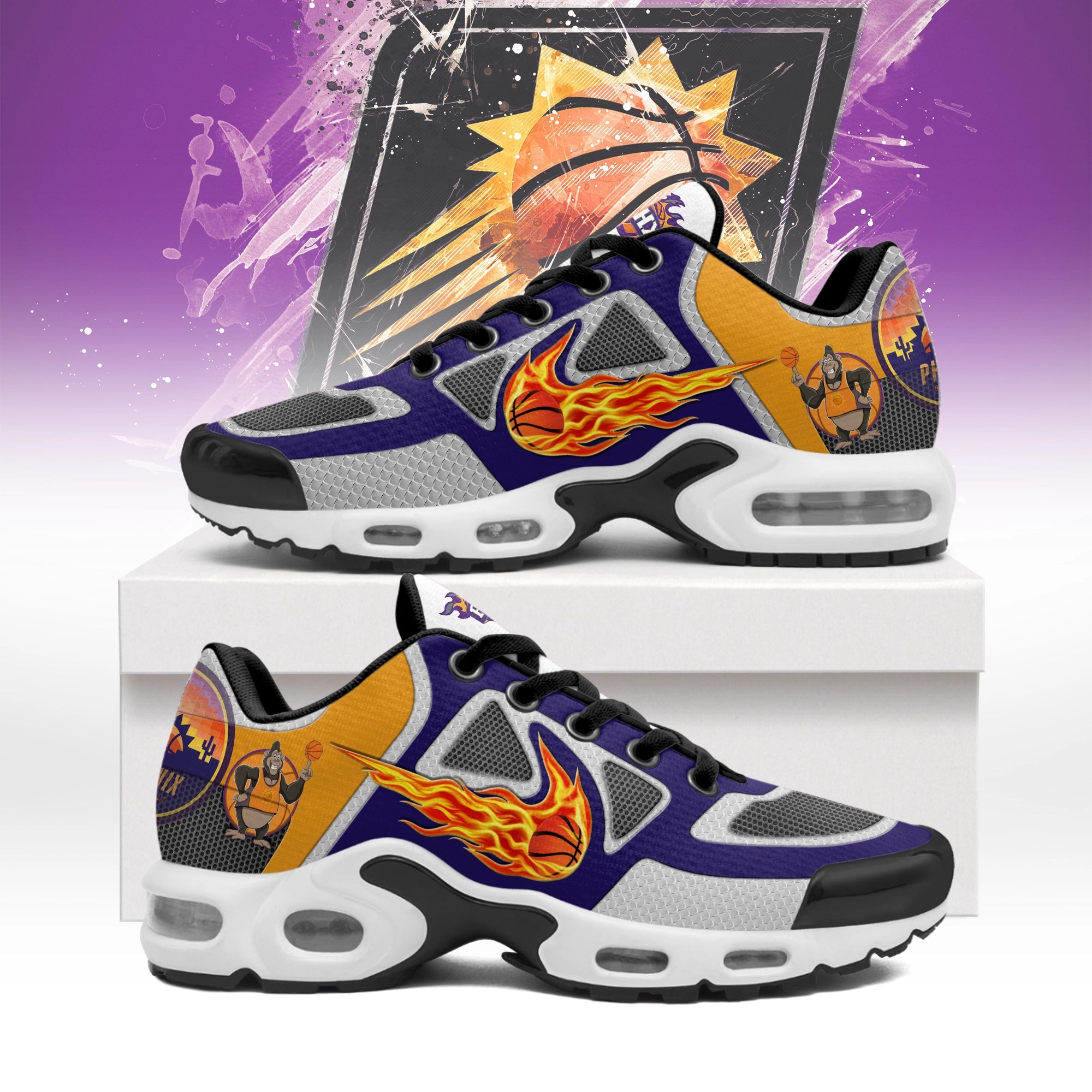 Ideafootwear Phoenix Suns TN Shoes Sneakers For Men And Women