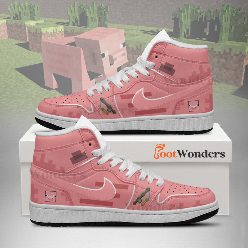 Ideafootwear Pig AJ1 High Sneakers Shoes For Men And Women