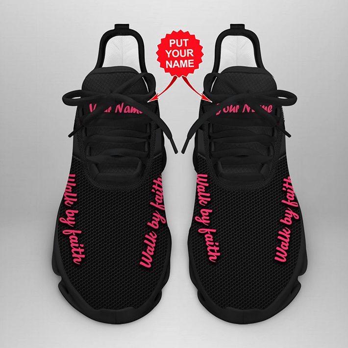 Ideafootwear Pink Ribbon Walk Max Soul Shoes Sneakers For Men And Women