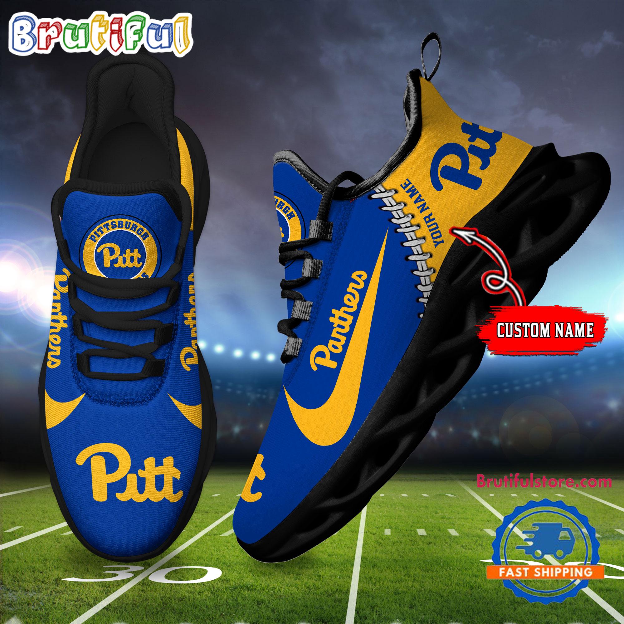 Ideafootwear Pittsburgh Panthers Max Soul Shoes Sneakers For Men And Women