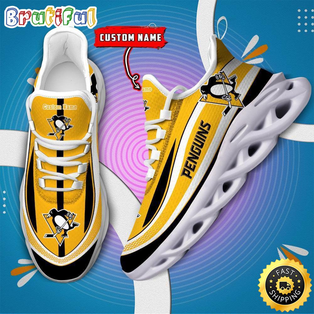 Ideafootwear Pittsburgh Penguins Max Soul Shoes Sneakers For Men And Women
