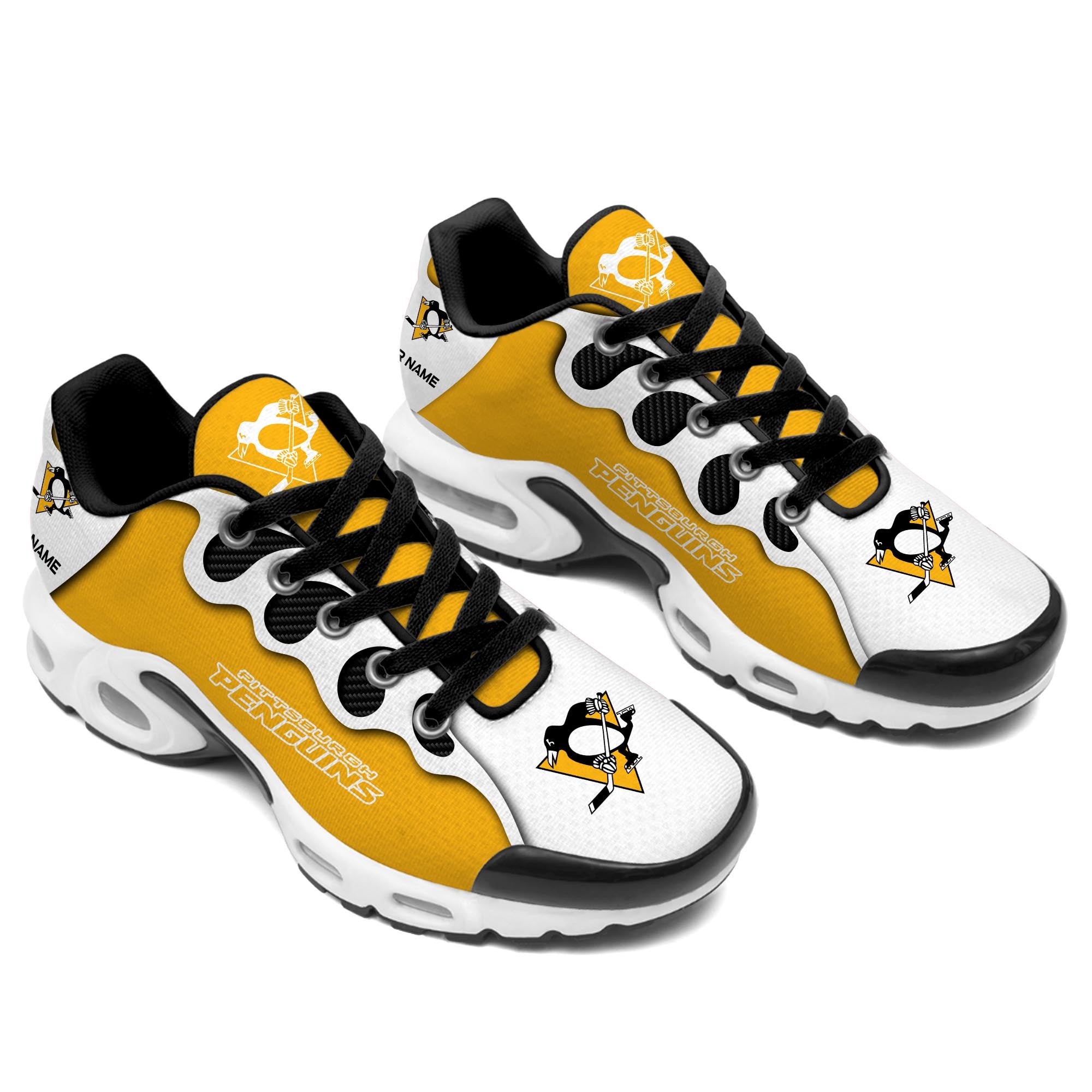 Ideafootwear Pittsburgh Penguins TN Shoes Sneakers For Men And Women