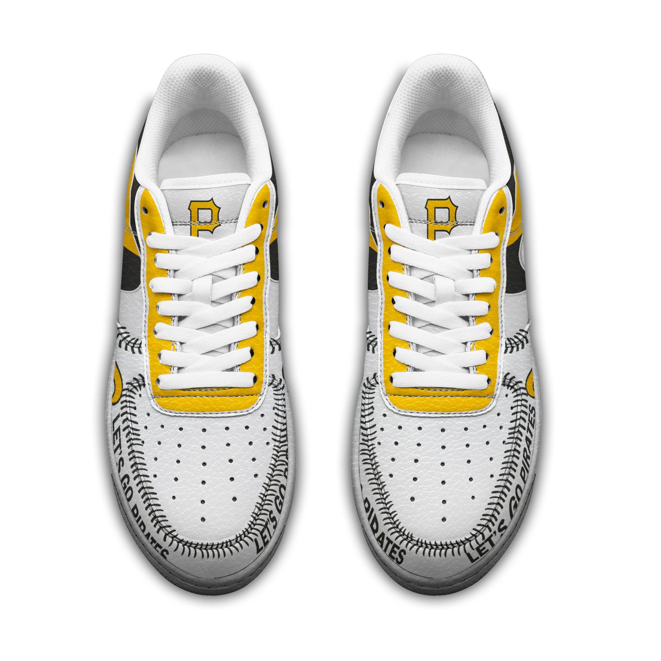 Ideafootwear Pittsburgh Pirates Air Low-Top Sneakers Shoes For Men And Women 3