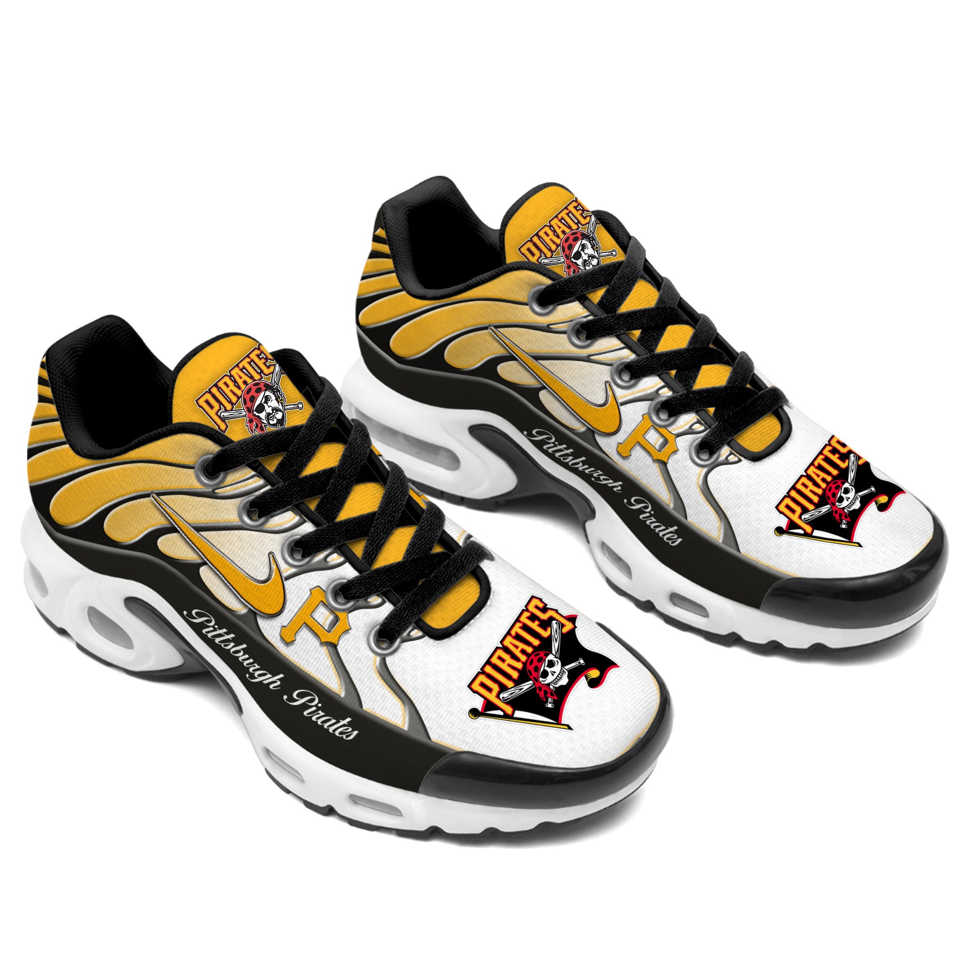 Ideafootwear Pittsburgh Pirates TN Shoes Sneakers For Men And Women