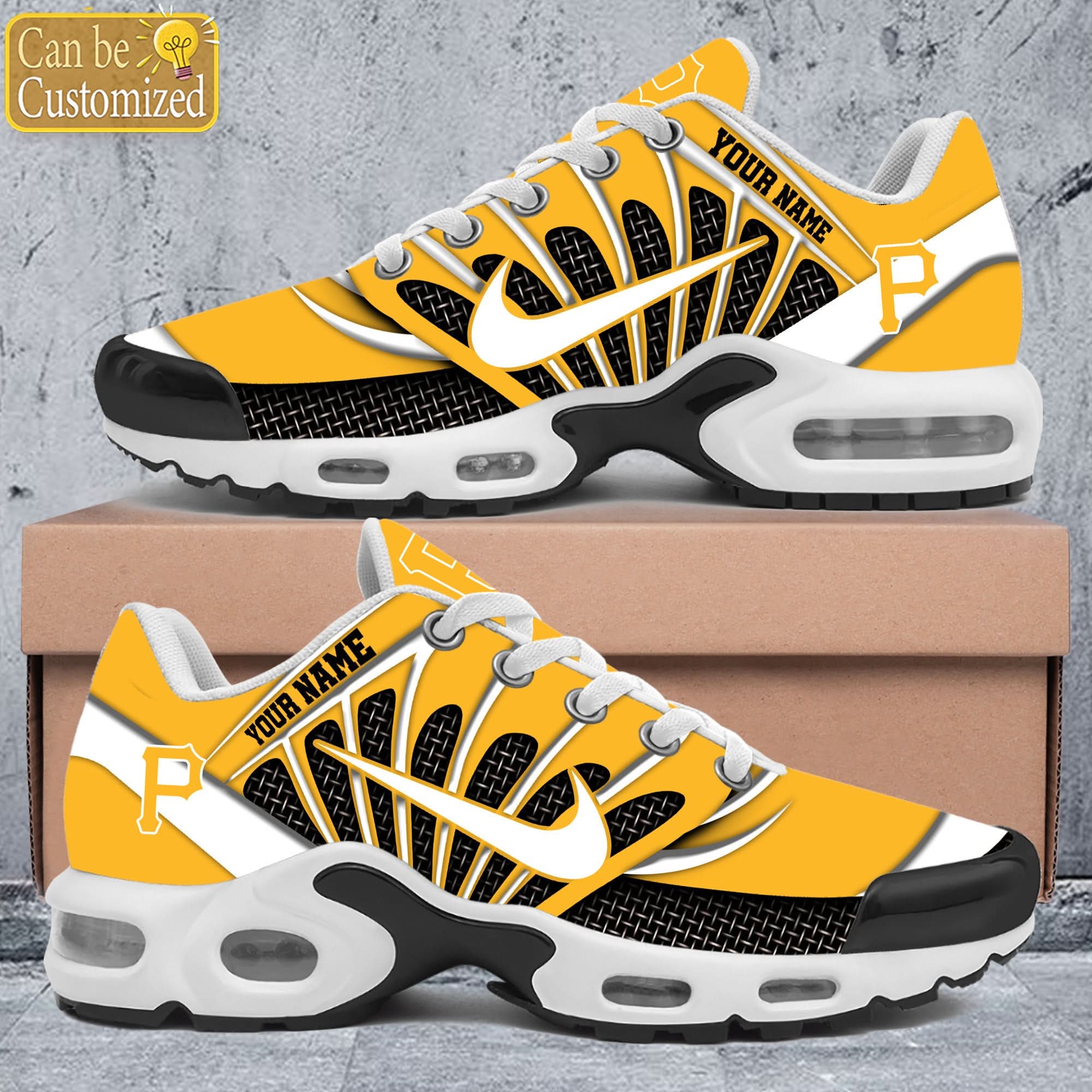 Ideafootwear Pittsburgh Pirates TN Shoes Sneakers For Men And Women