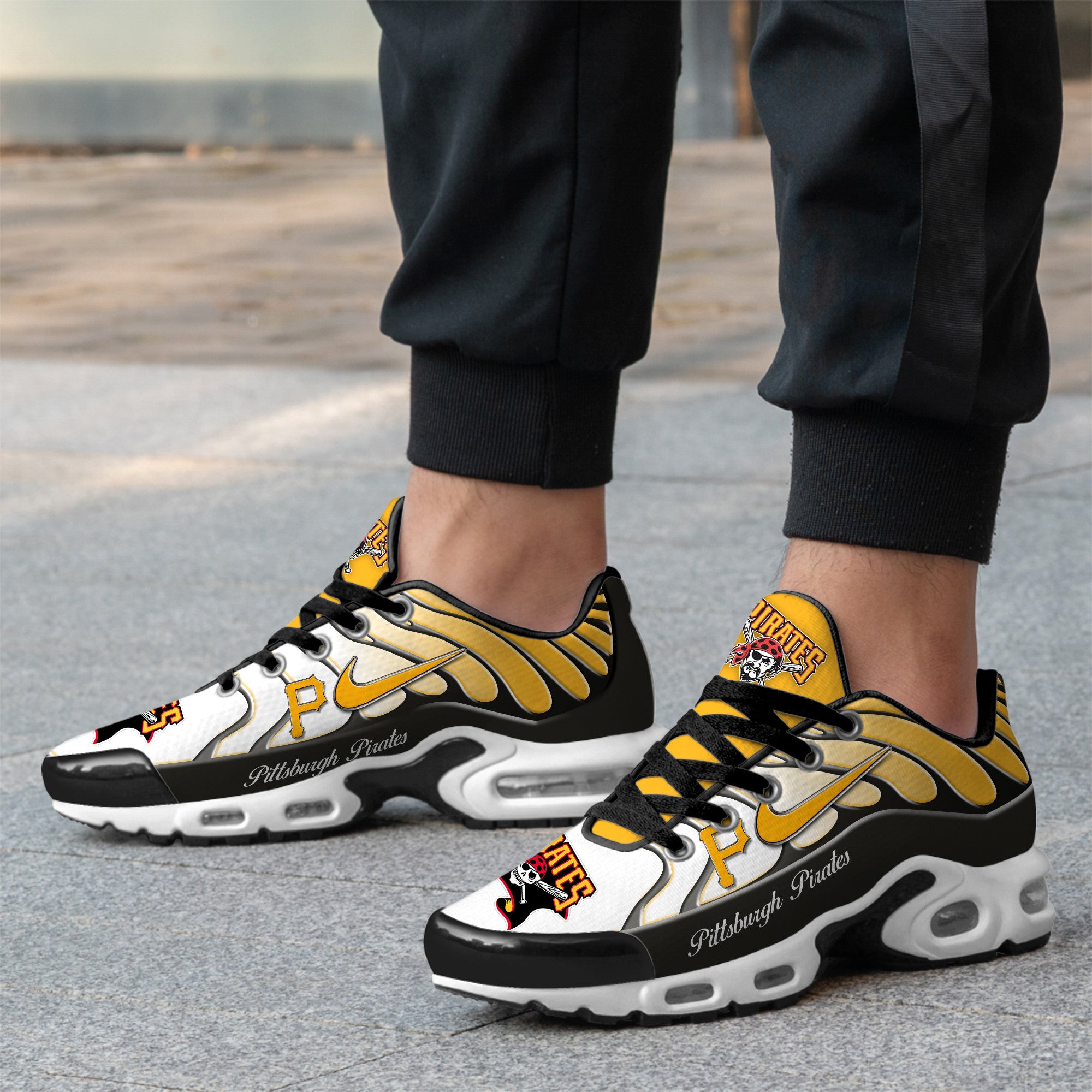 Ideafootwear Pittsburgh Pirates TN Shoes Sneakers For Men And Women