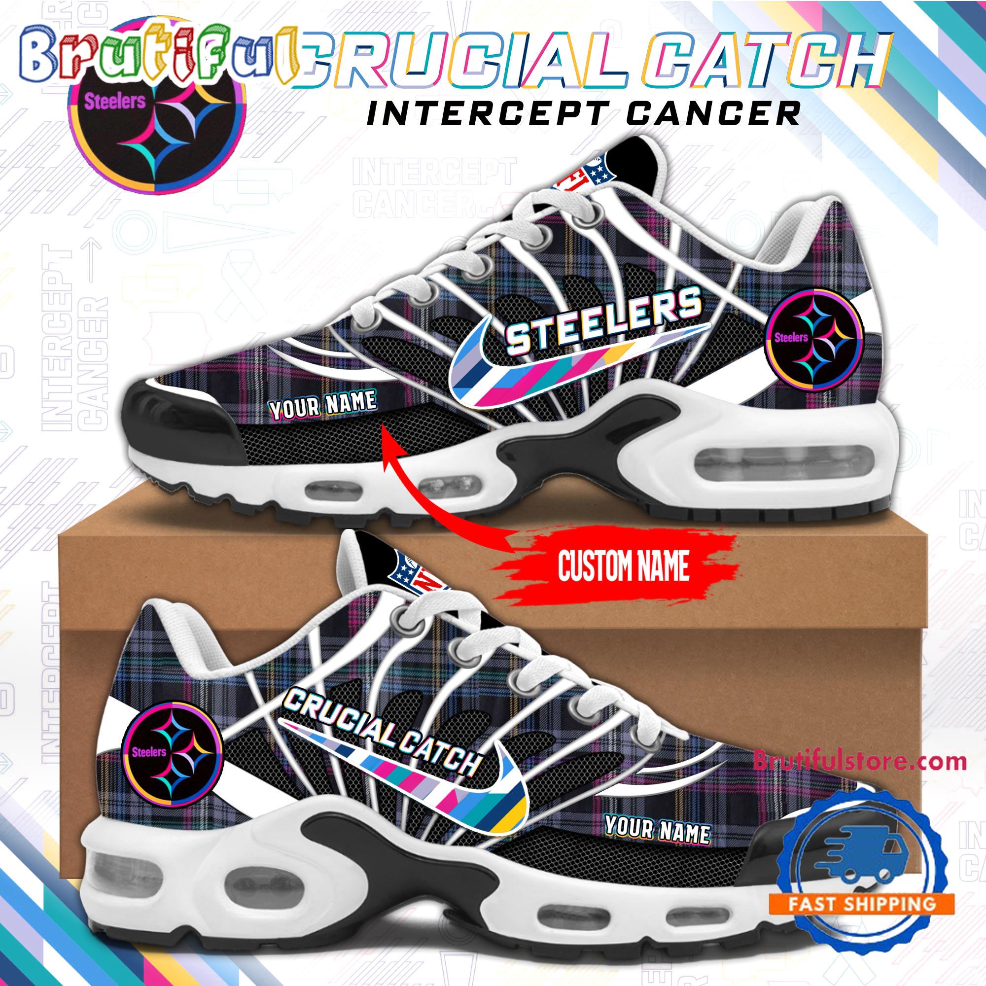 Ideafootwear Pittsburgh Steelers TN Shoes Sneakers For Men And Women