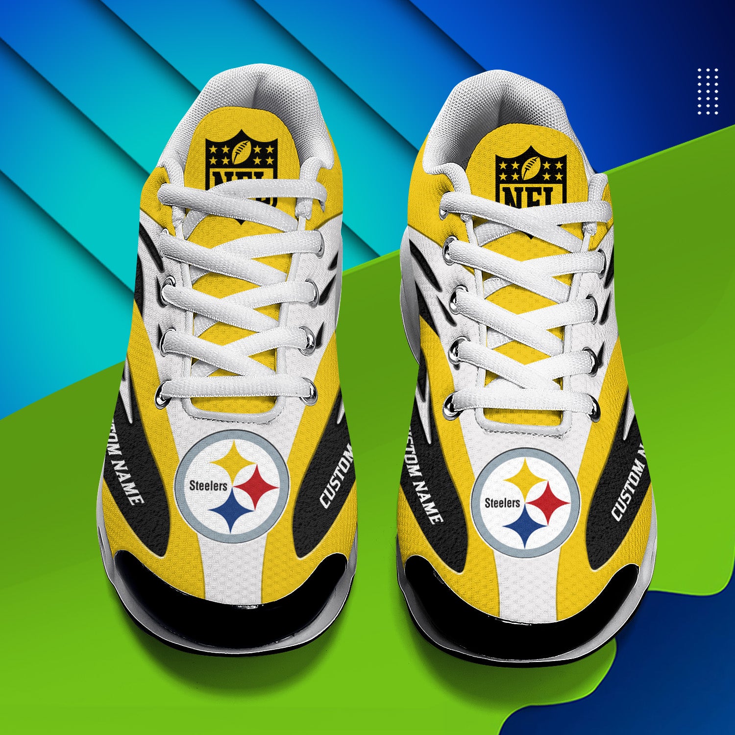 Ideafootwear Pittsburgh Steelers TN Shoes Sneakers For Men And Women