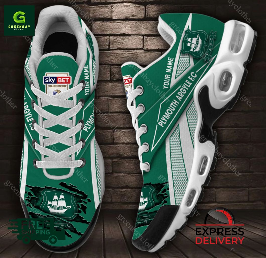 Ideafootwear Plymouth Argyle FC TN Shoes Sneakers For Men And Women