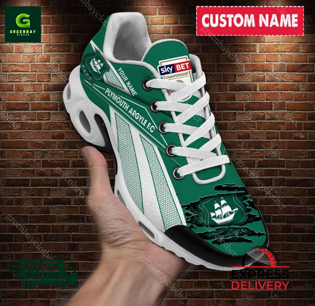Ideafootwear Plymouth Argyle FC TN Shoes Sneakers For Men And Women