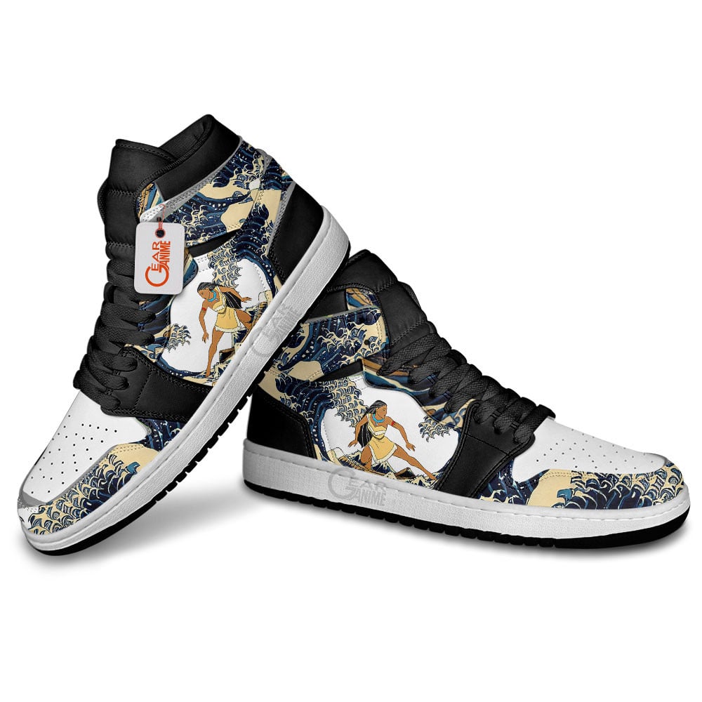 Ideafootwear Pocahontas AJ1 High Sneakers Shoes For Men And Women