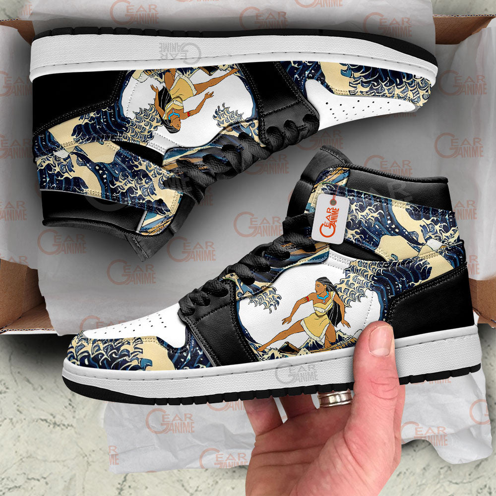 Ideafootwear Pocahontas AJ1 High Sneakers Shoes For Men And Women