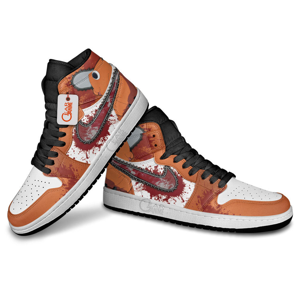 Ideafootwear Pochita AJ1 High Sneakers Shoes For Men And Women