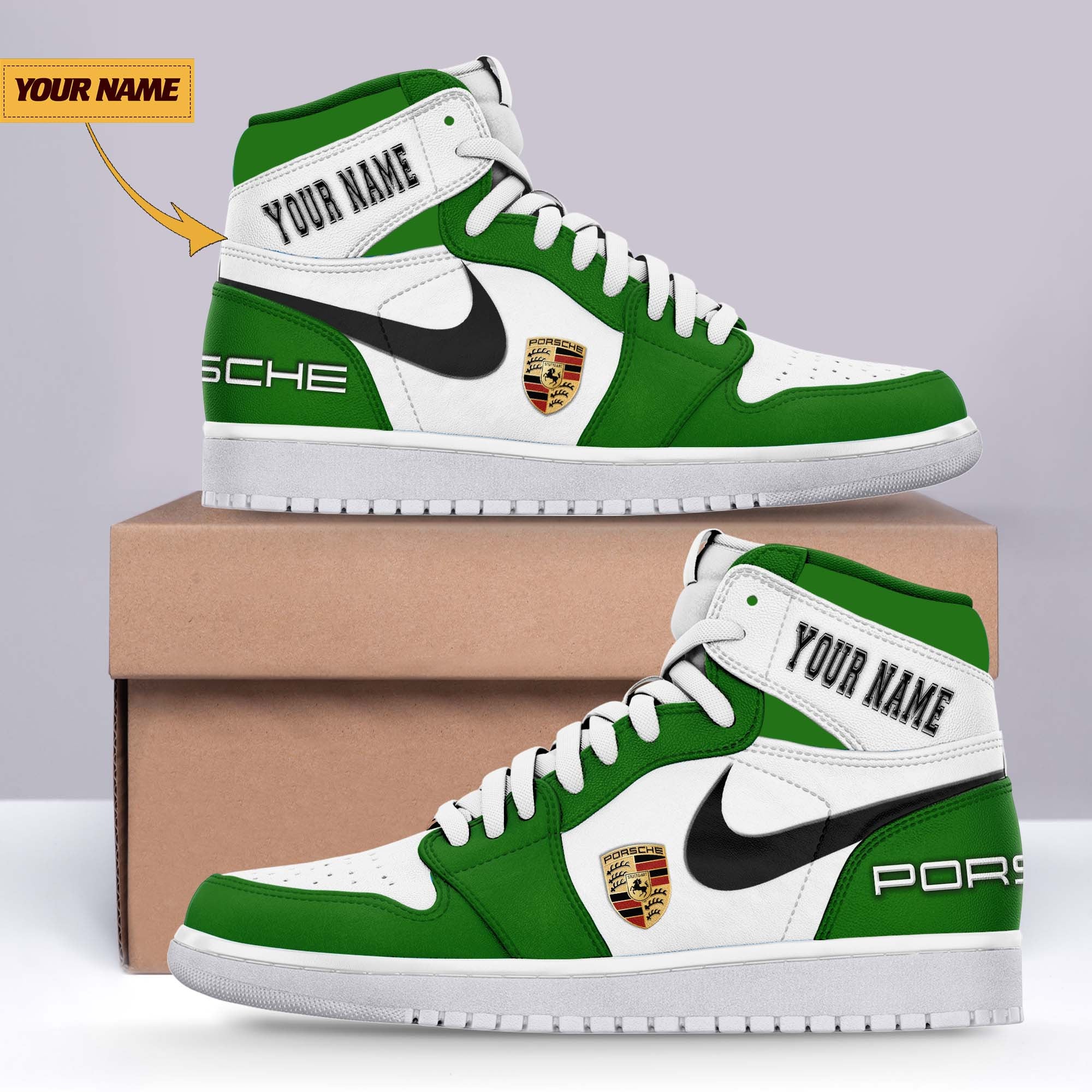 Ideafootwear Porsche AJ1 High Sneakers Shoes For Men And Women