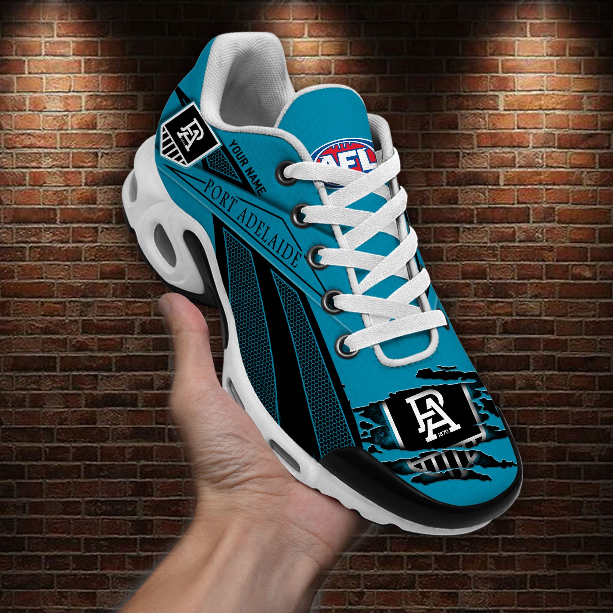 Ideafootwear Port Adelaide Football Club TN Shoes Sneakers For Men And Women