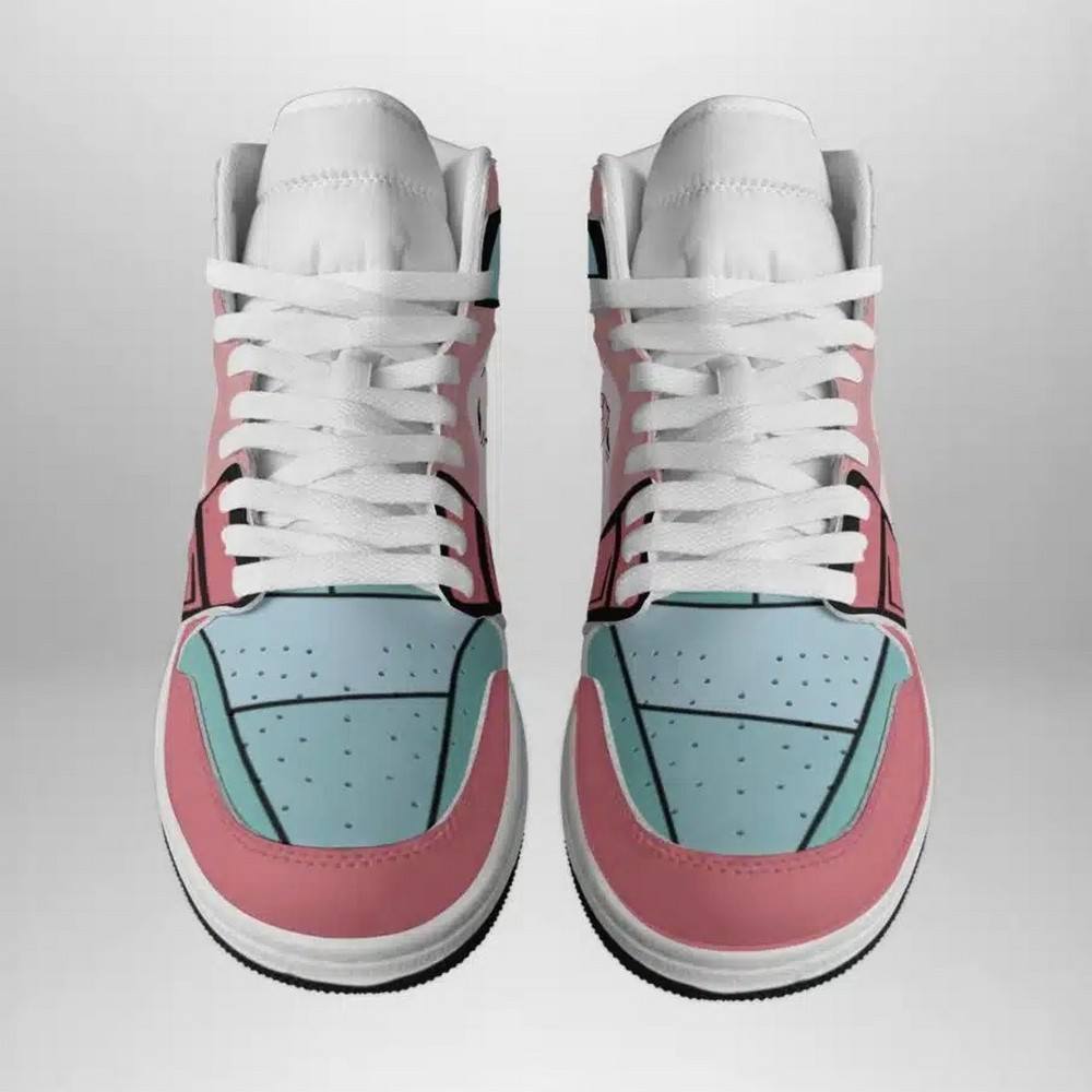 Ideafootwear Porygon Pokemon  AJ1 High Sneakers Shoes For Men And Women