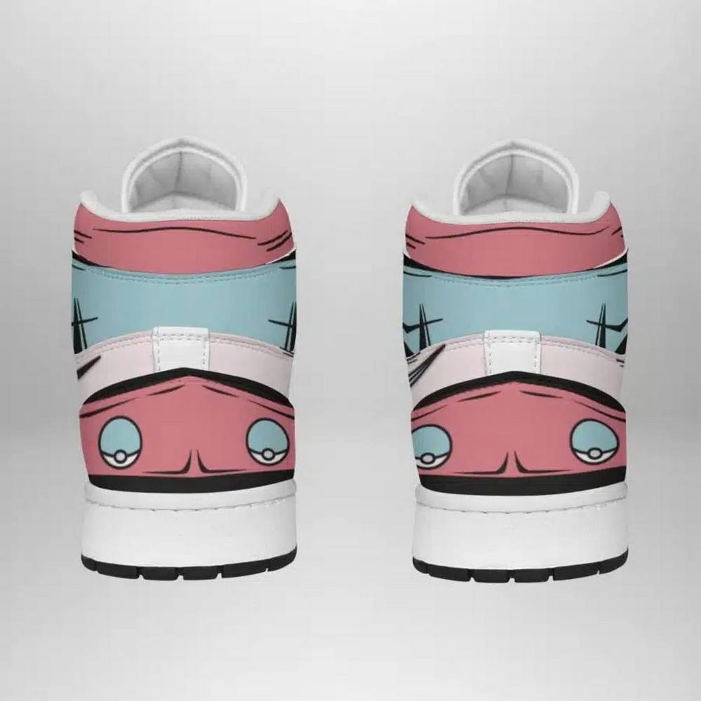 Ideafootwear Porygon Pokemon  AJ1 High Sneakers Shoes For Men And Women