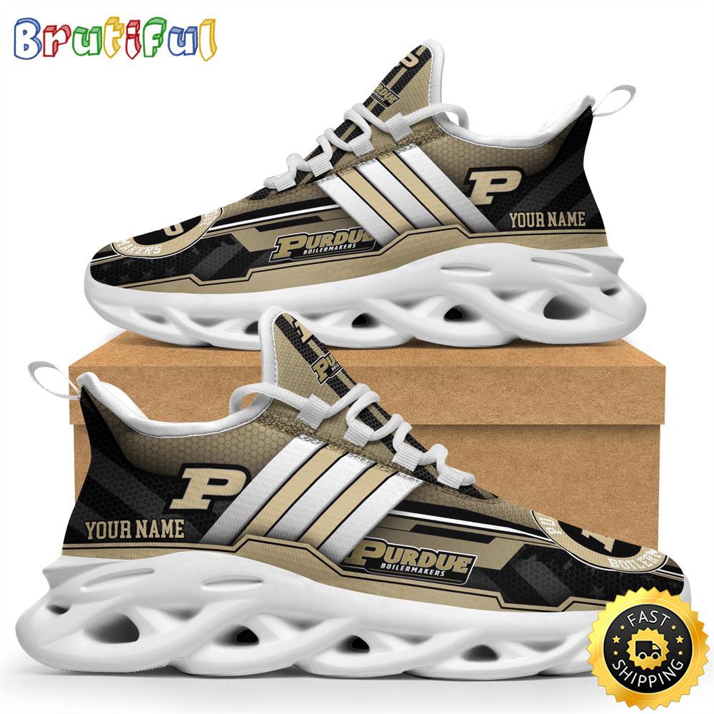 Ideafootwear Purdue Boilermakers Max Soul Shoes Sneakers For Men And Women