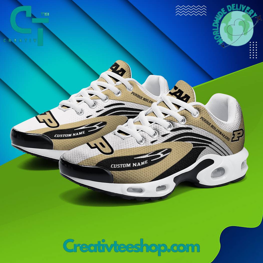 Ideafootwear Purdue Boilermakers TN Shoes Sneakers For Men And Women