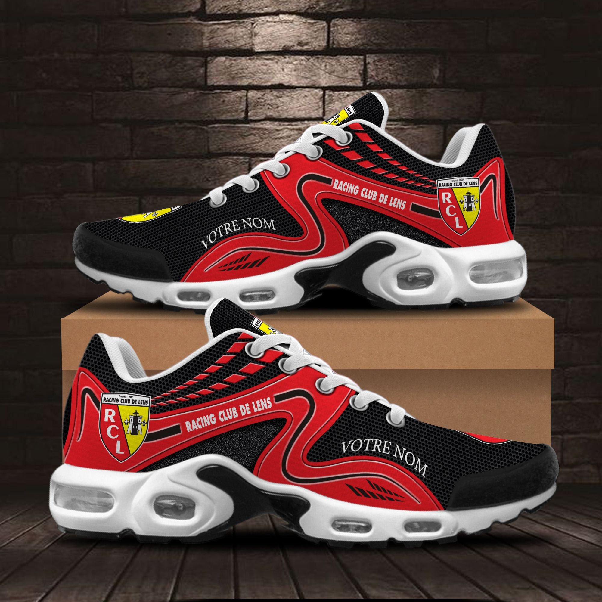 Ideafootwear Racing Club de Lens TN Shoes Sneakers For Men And Women