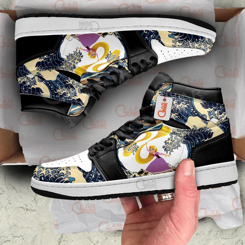 Ideafootwear Rapunzel AJ1 High Sneakers Shoes For Men And Women