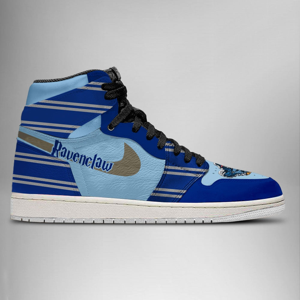 Ideafootwear Ravenclaw Harry Potter V2 AJ1 High Sneakers Shoes For Men And Women