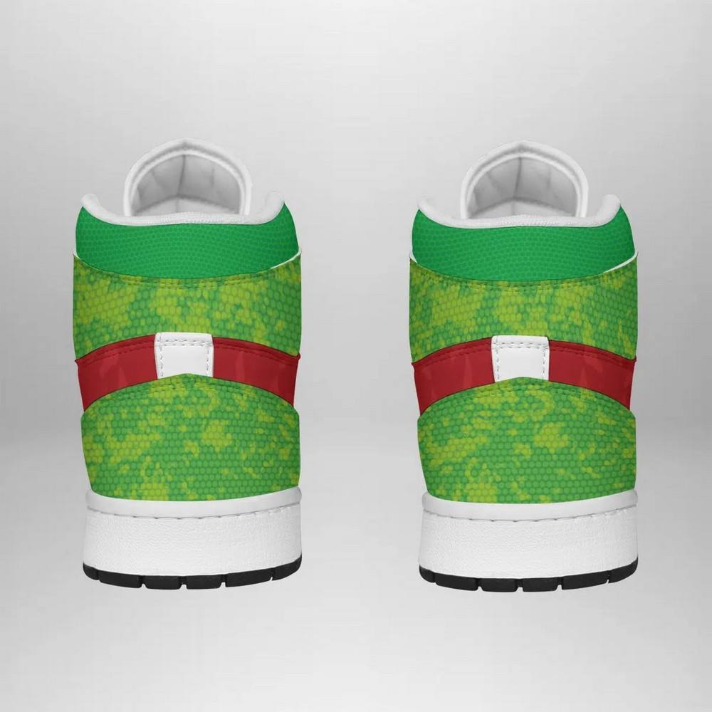 Ideafootwear Rayquaza Attack Pokemon AJ1 High Sneakers Shoes For Men And Women