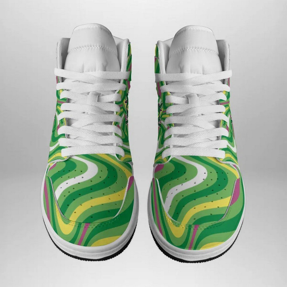 Ideafootwear Rayquaza Trippy Pokemon AJ1 High Sneakers Shoes For Men And Women