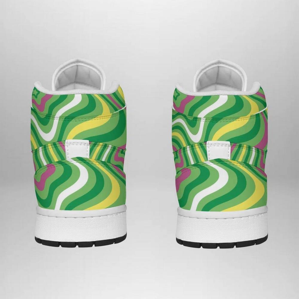 Ideafootwear Rayquaza Trippy Pokemon AJ1 High Sneakers Shoes For Men And Women