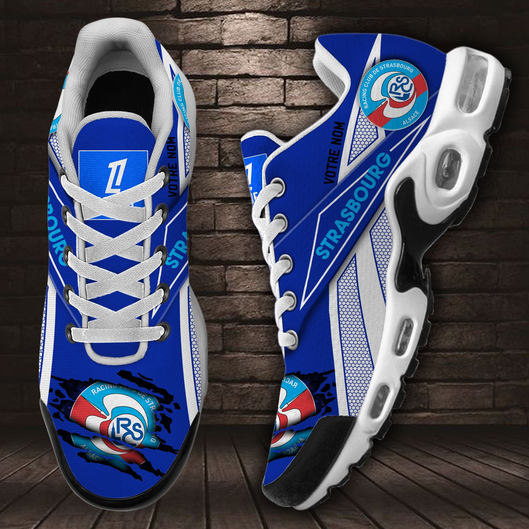 Ideafootwear RC Strasbourg Alsace TN Shoes Sneakers For Men And Women