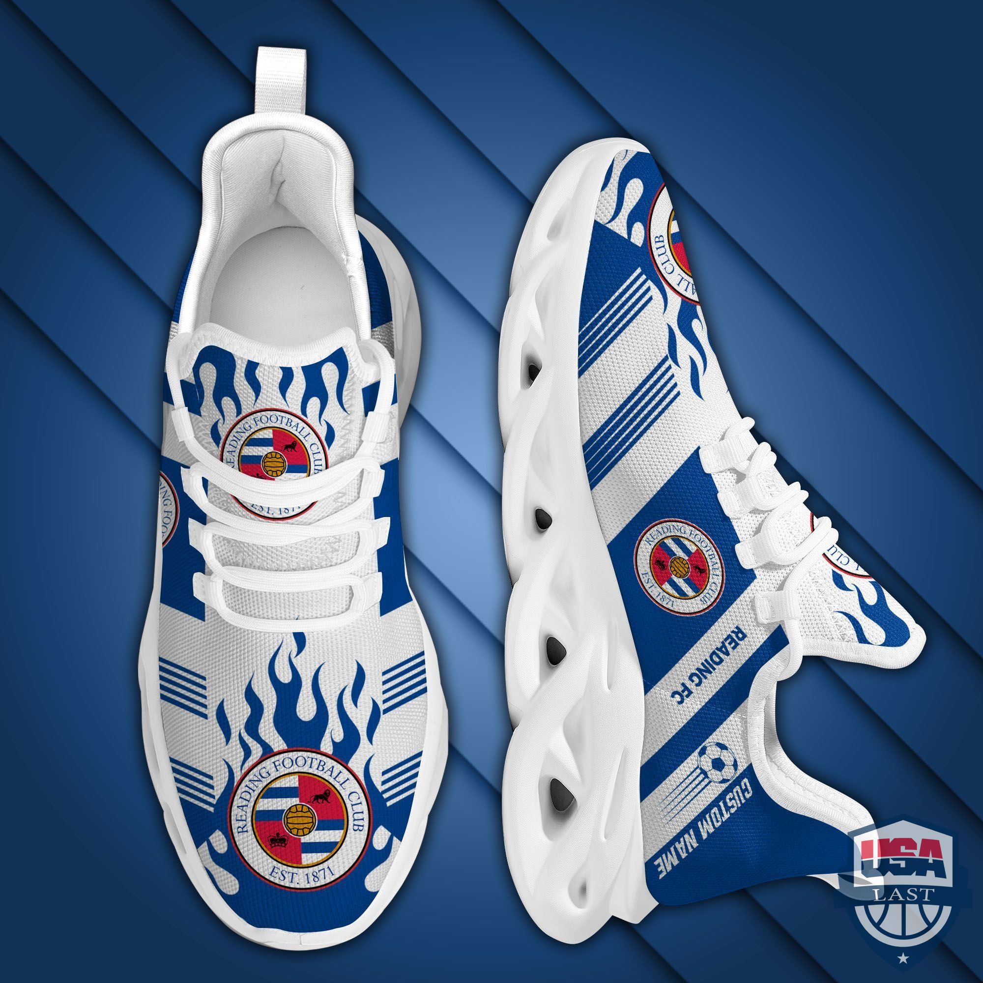 Ideafootwear Reading FC Max Soul Shoes Sneakers For Men And Women