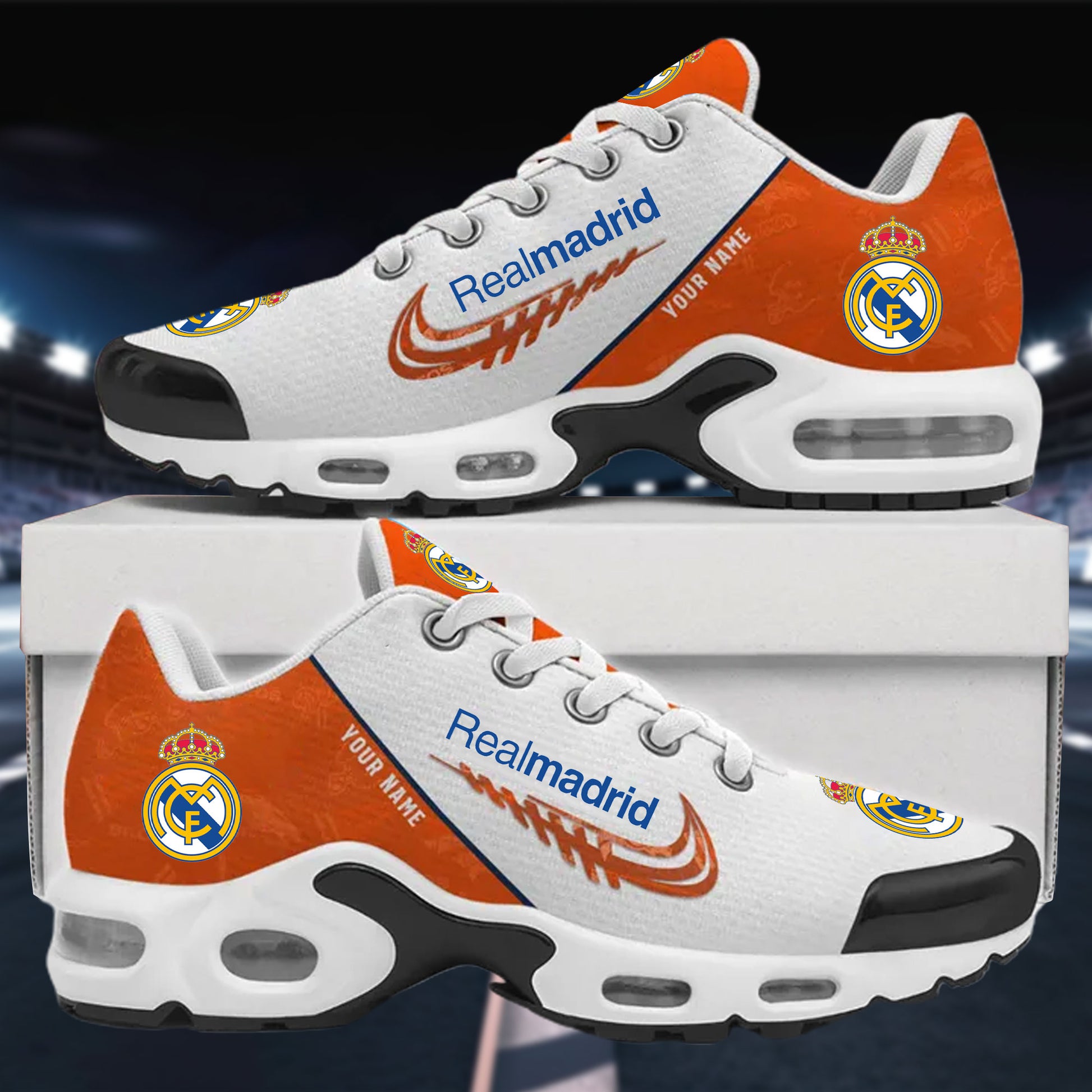 Ideafootwear Real Madrid TN Shoes Sneakers For Men And Women