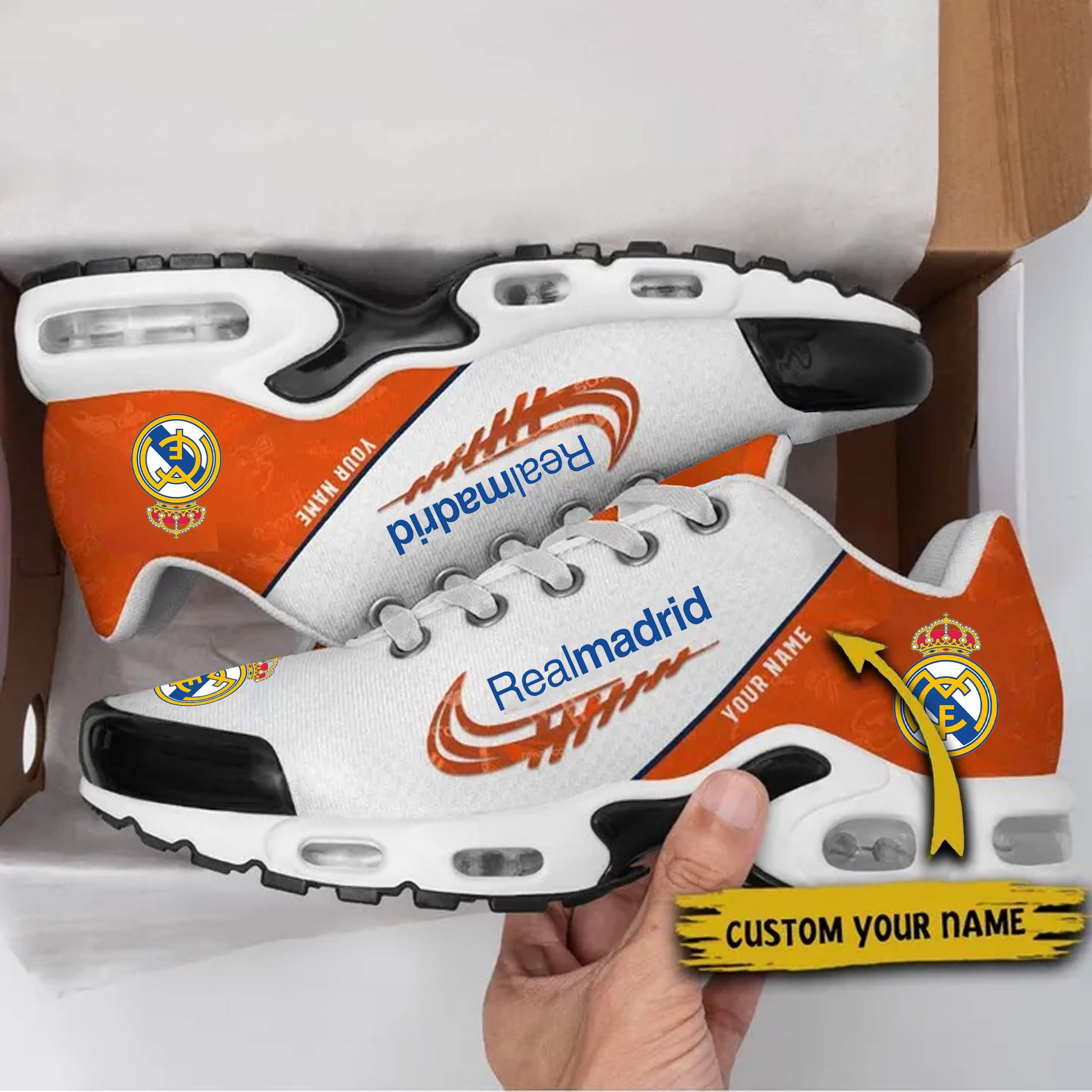 Ideafootwear Real Madrid TN Shoes Sneakers For Men And Women