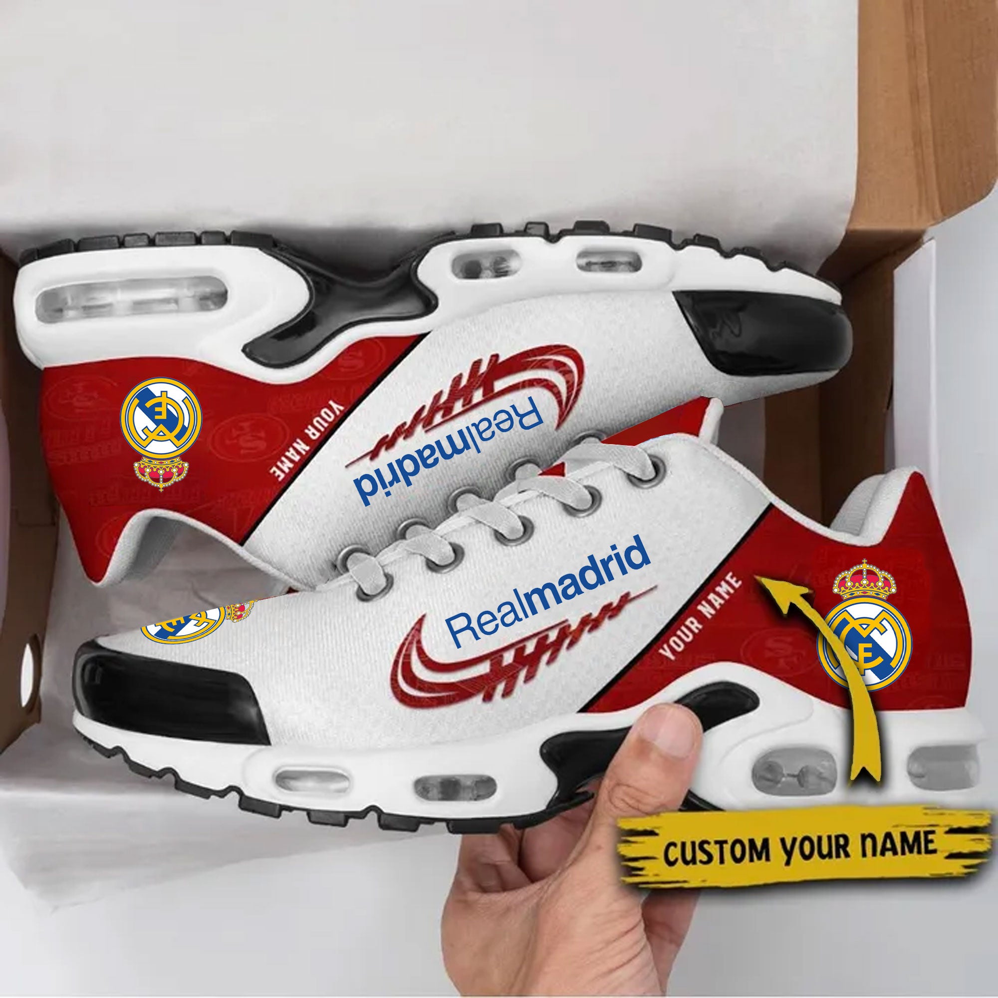 Ideafootwear Real Madrid TN Shoes Sneakers For Men And Women