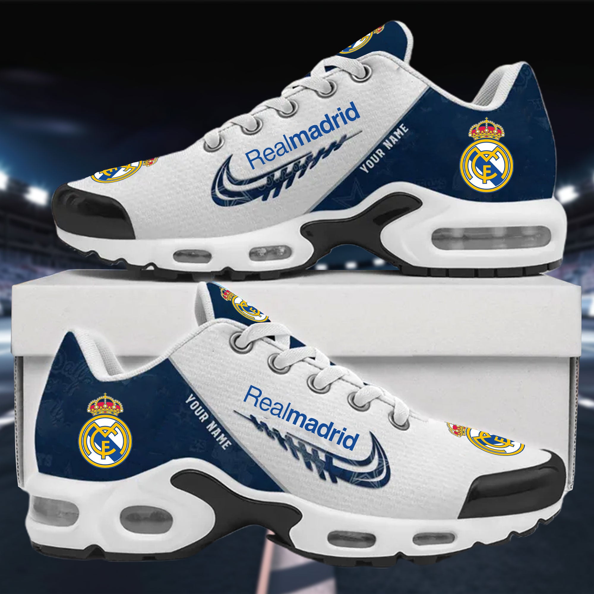 Ideafootwear Real Madrid TN Shoes Sneakers For Men And Women