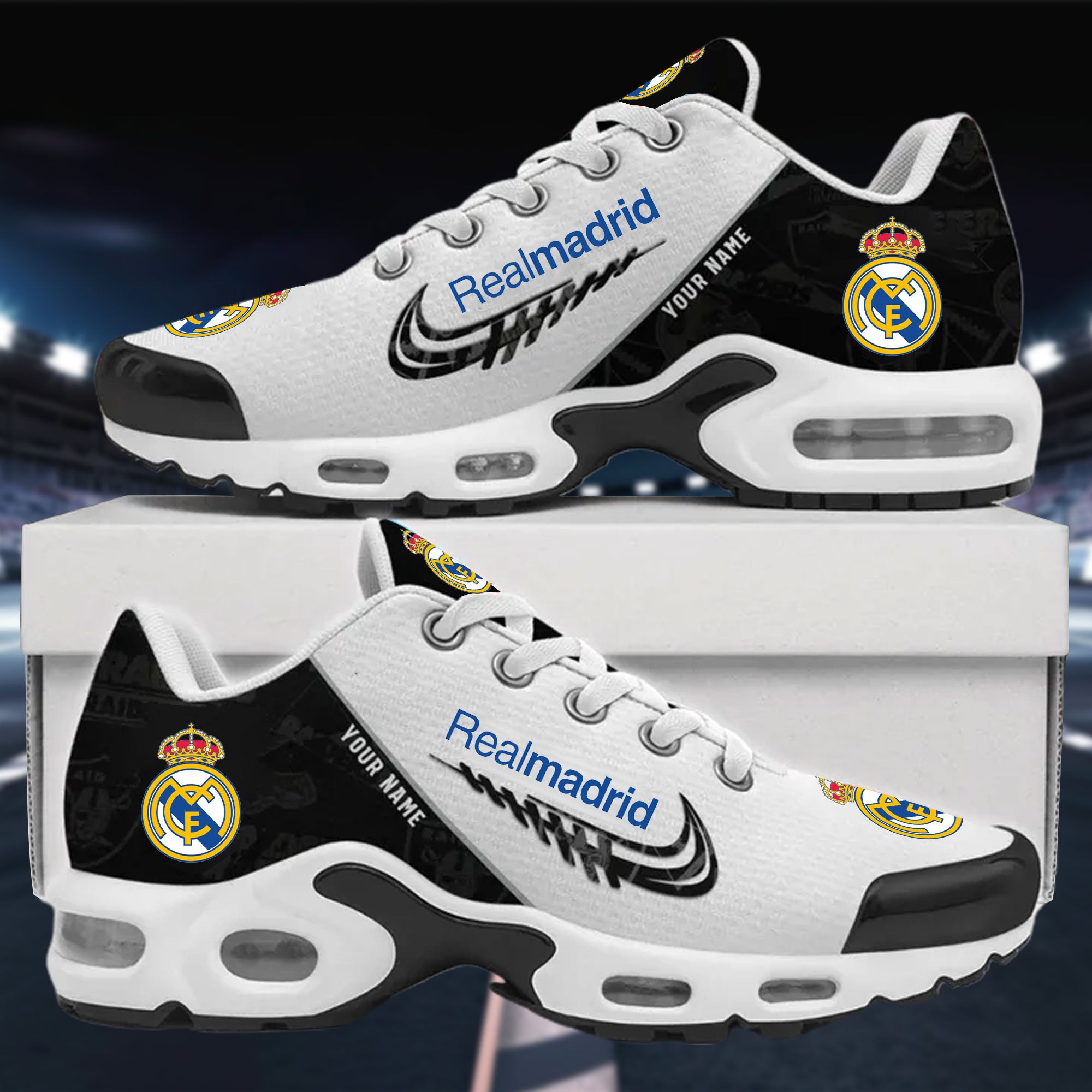 Ideafootwear Real Madrid TN Shoes Sneakers For Men And Women