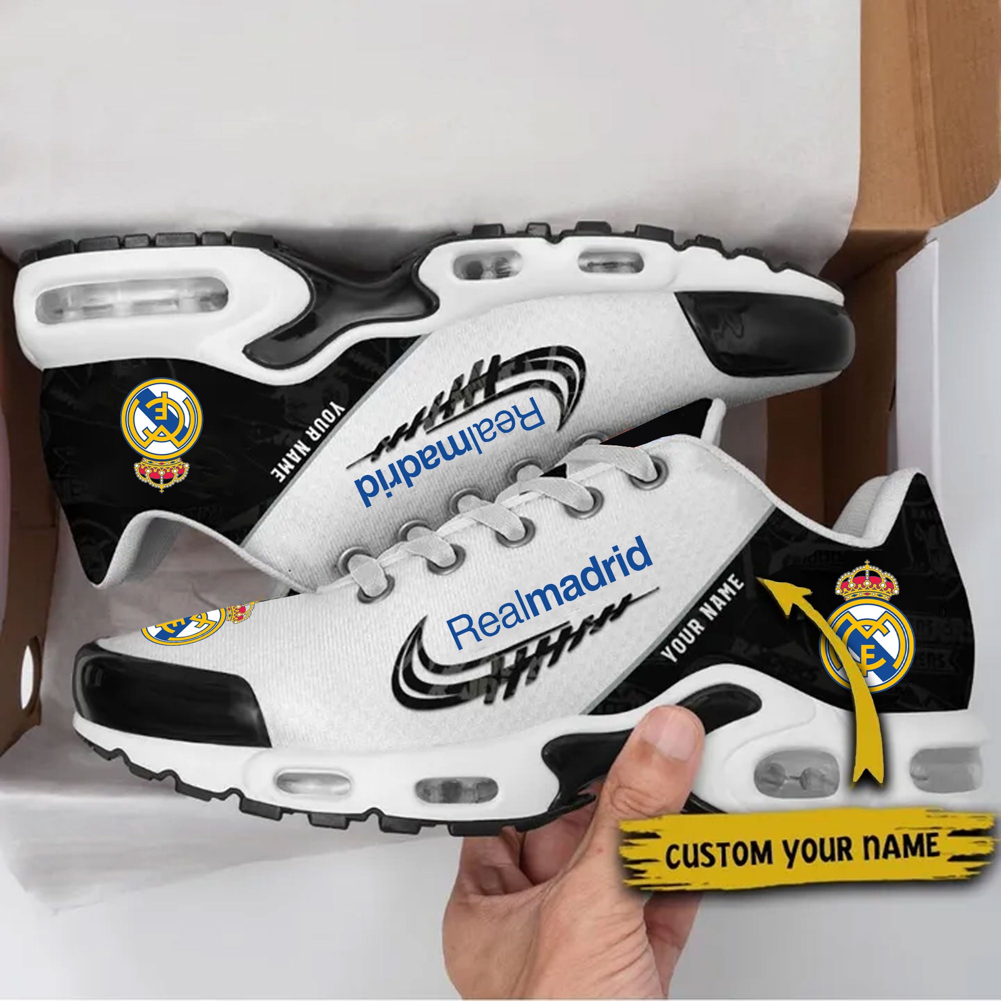 Ideafootwear Real Madrid TN Shoes Sneakers For Men And Women