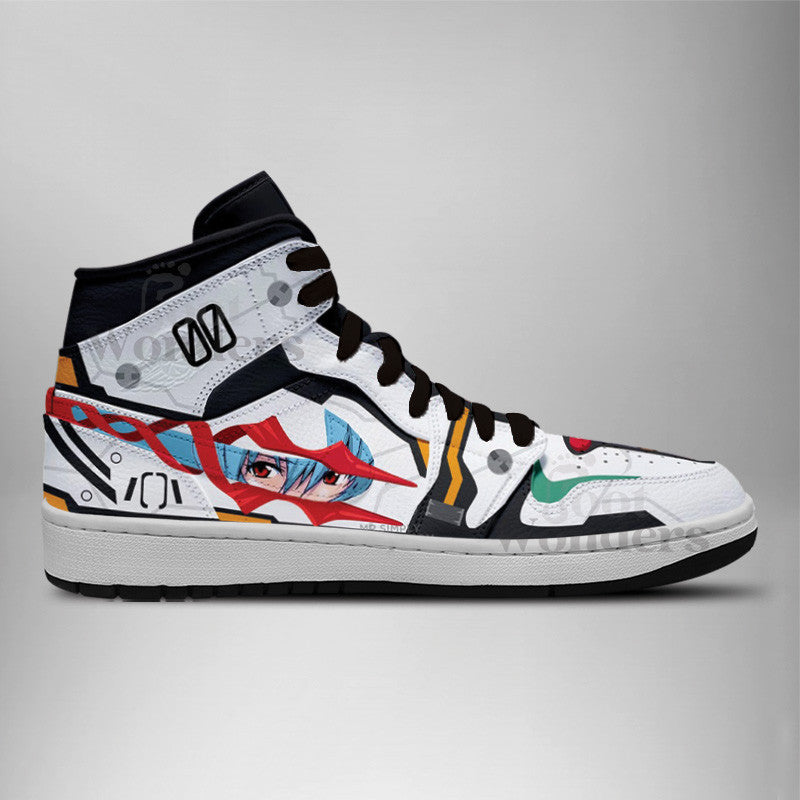 Ideafootwear Rei Ayanami AJ1 High Sneakers Shoes For Men And Women