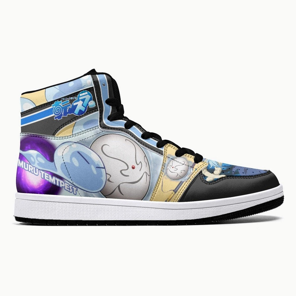 Ideafootwear Rimuru Tempest AJ1 High Sneakers Shoes For Men And Women
