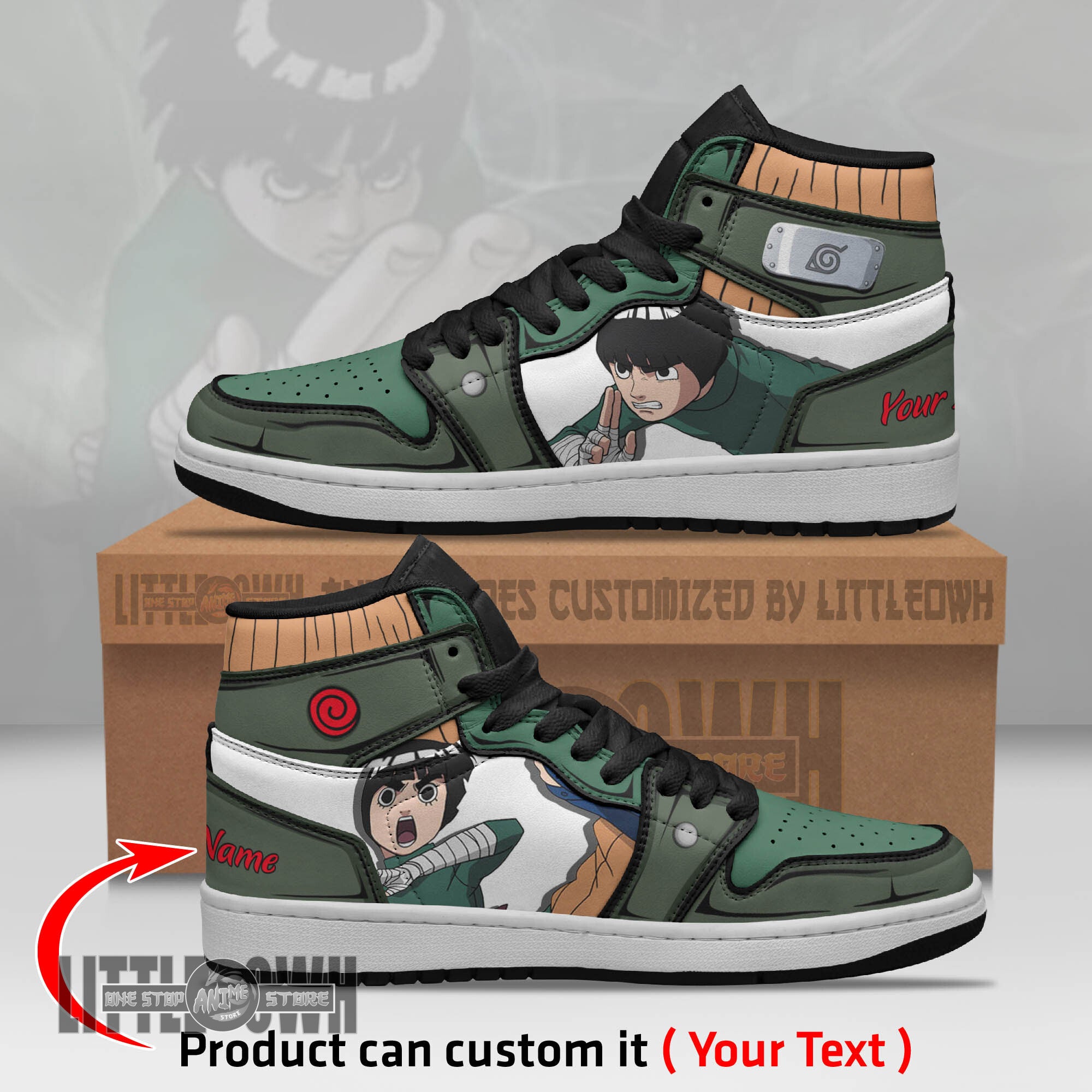 Ideafootwear Rock Lee AJ1 High Sneakers Shoes For Men And Women