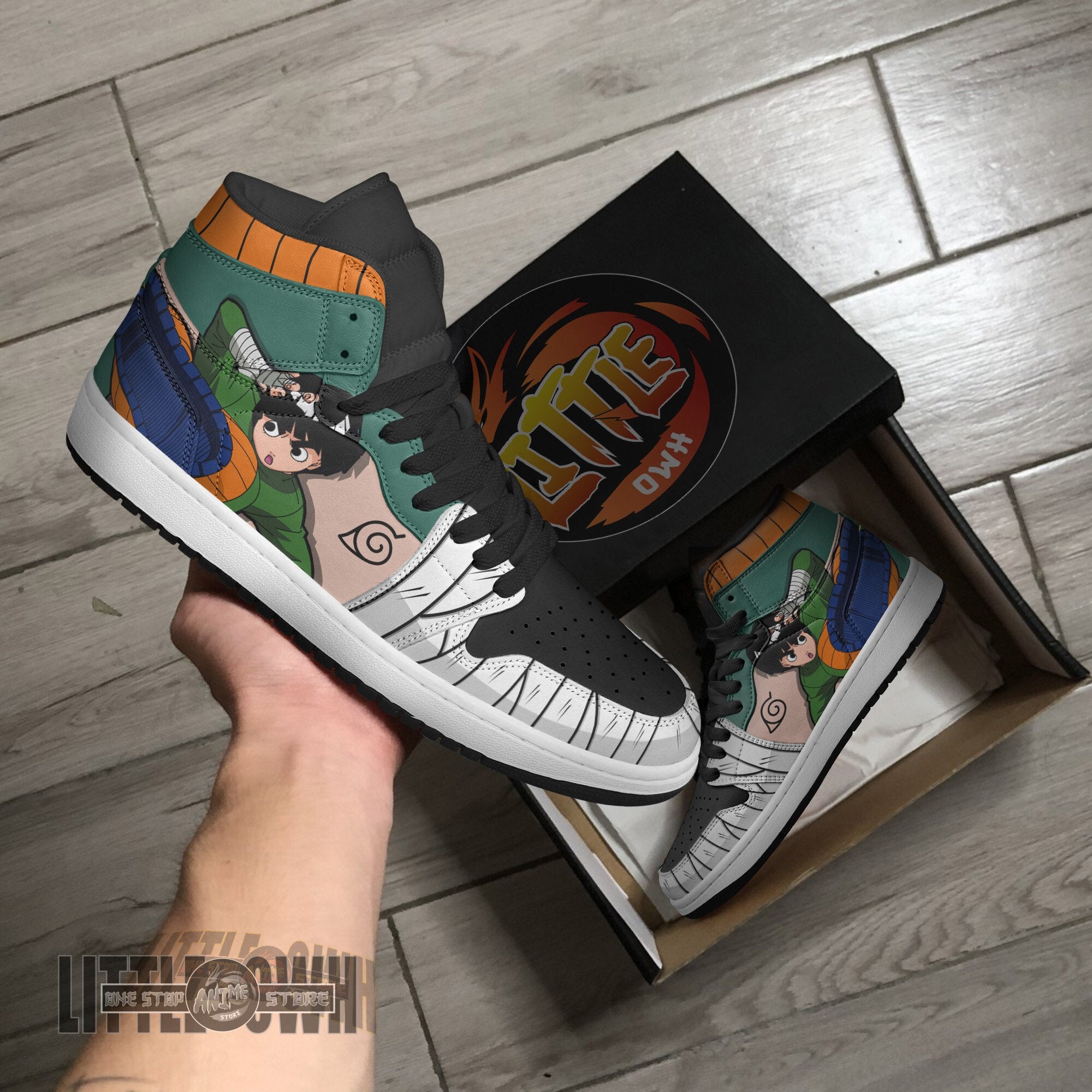 Ideafootwear Rock Lee AJ1 High Sneakers Shoes For Men And Women
