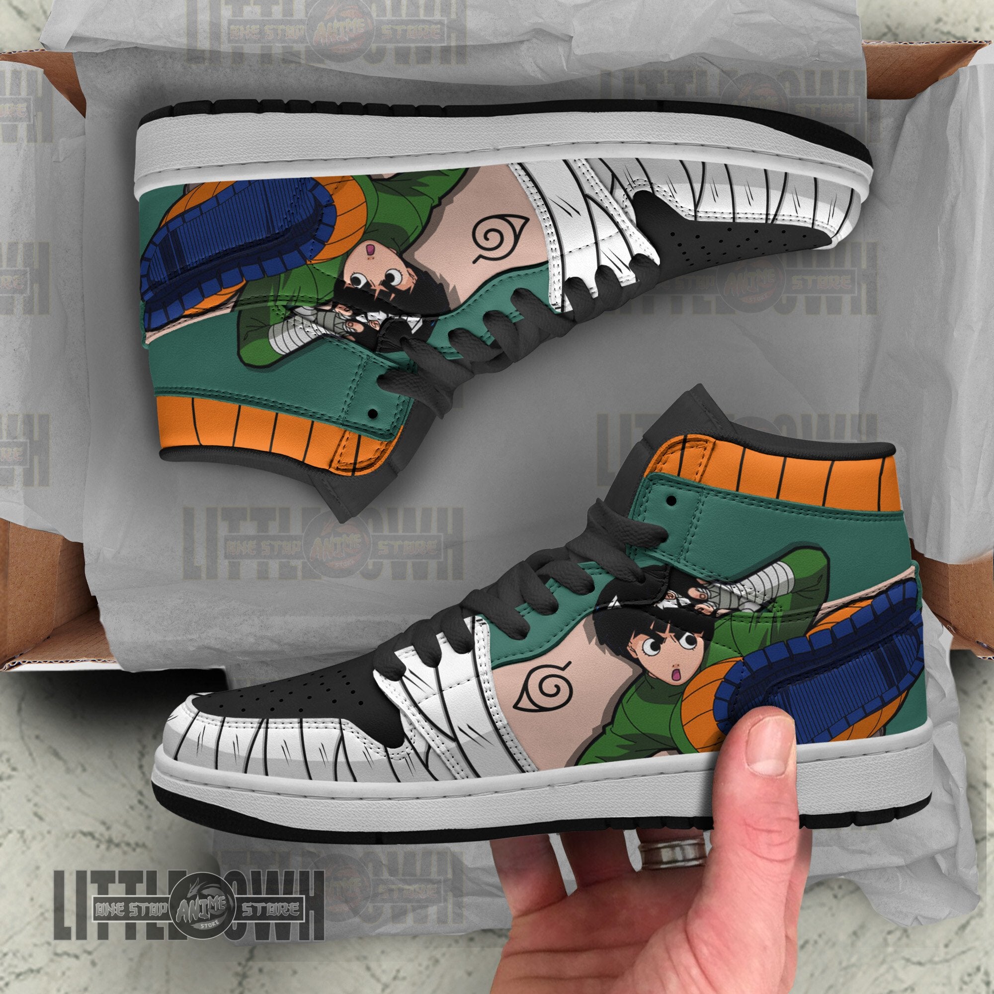 Ideafootwear Rock Lee AJ1 High Sneakers Shoes For Men And Women
