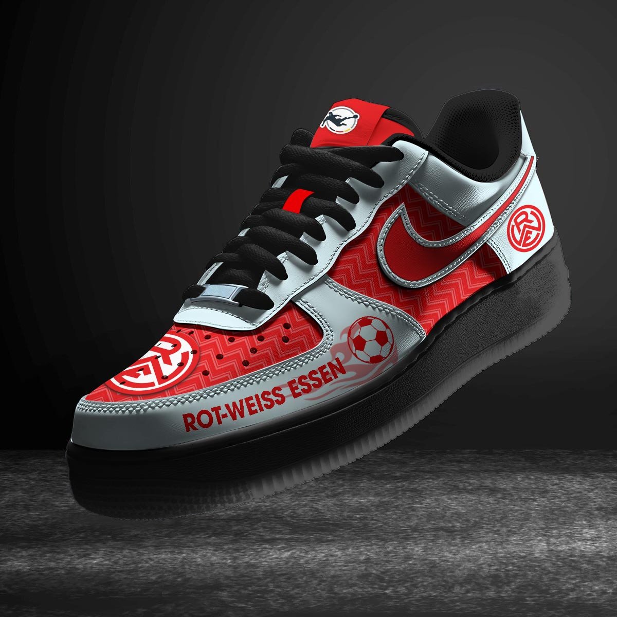 Ideafootwear Rot-Weiss Essen e.V Air Low-Top Sneakers Shoes For Men And Women 1