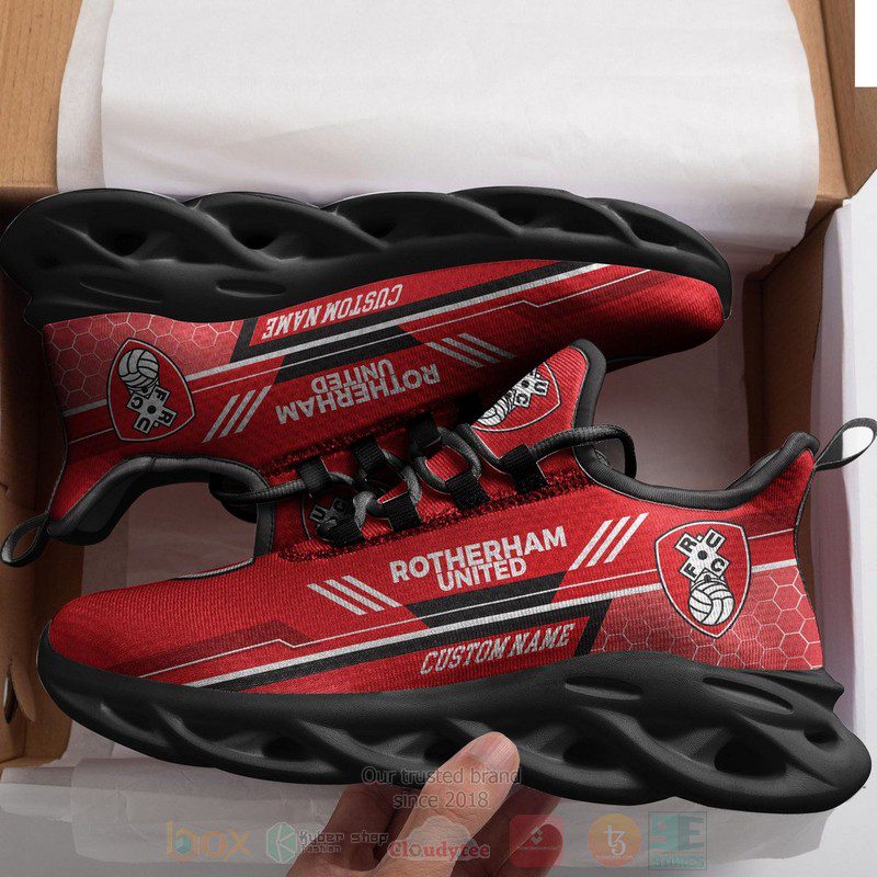 Ideafootwear Rotherham United Max Soul Shoes Sneakers For Men And Women