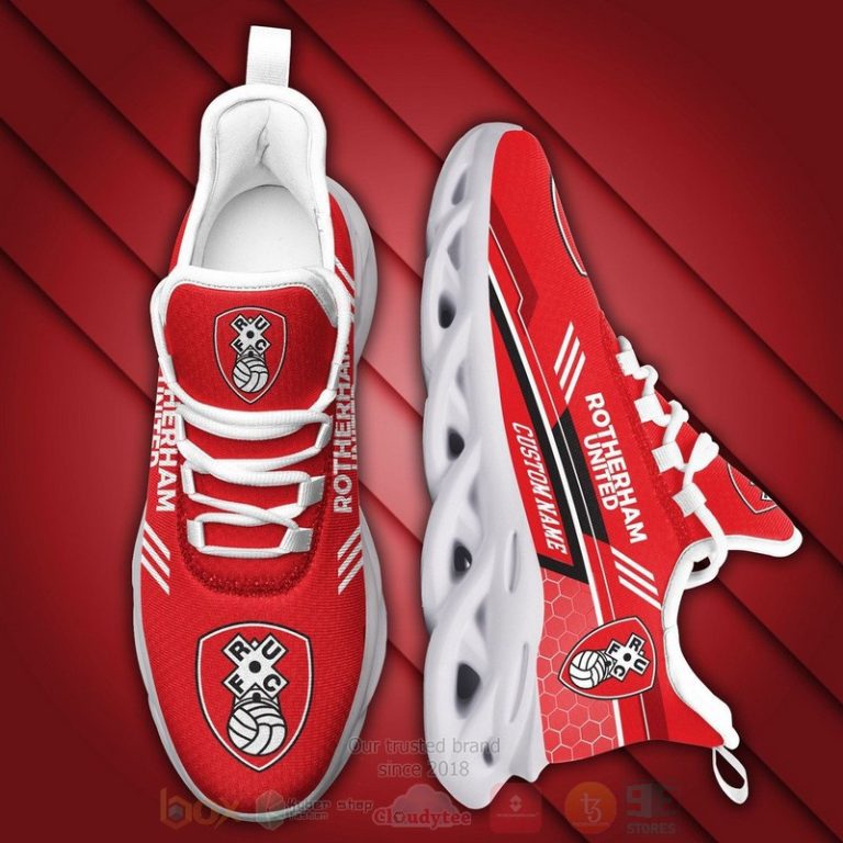 Ideafootwear Rotherham United Max Soul Shoes Sneakers For Men And Women