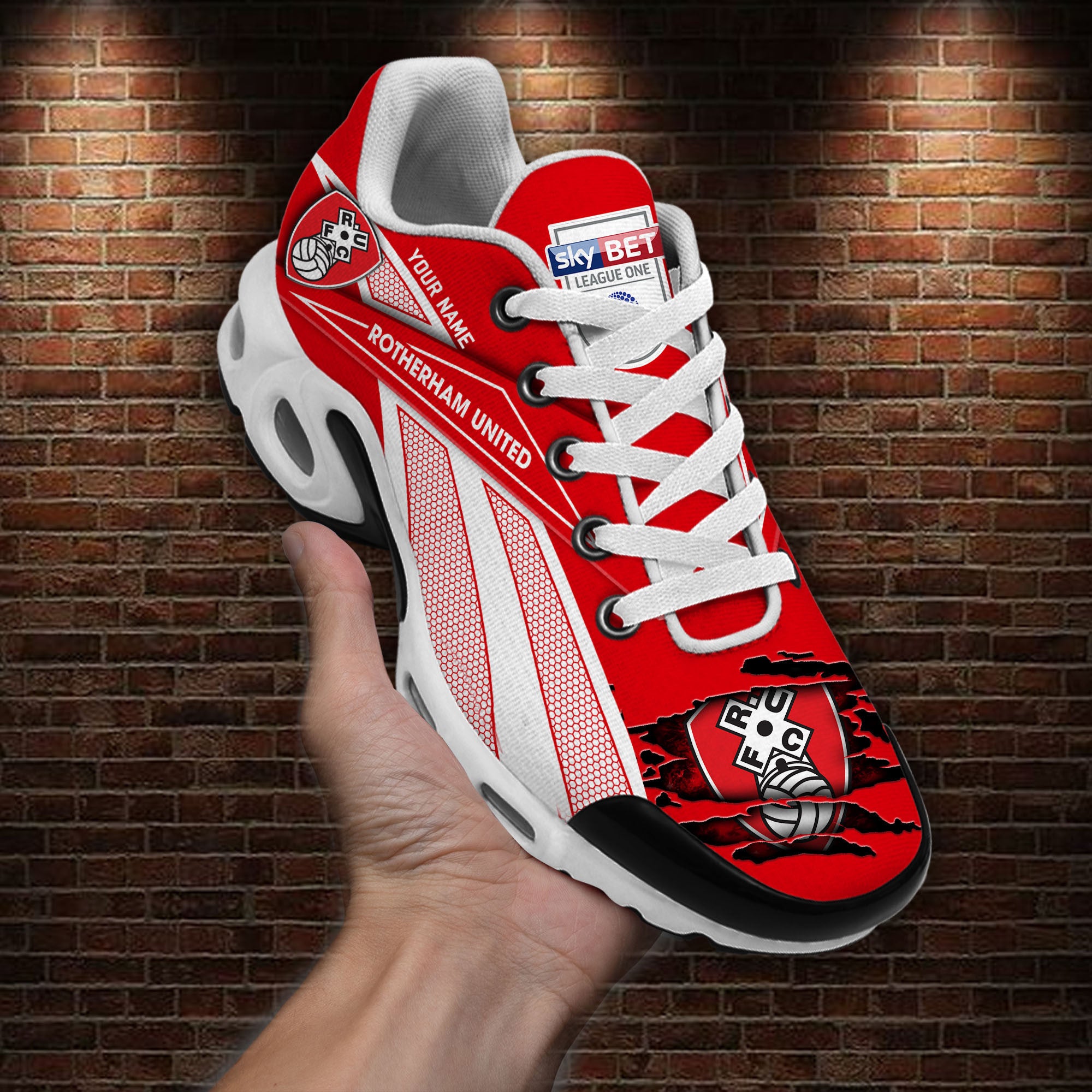 Ideafootwear Rotherham United TN Shoes Sneakers For Men And Women