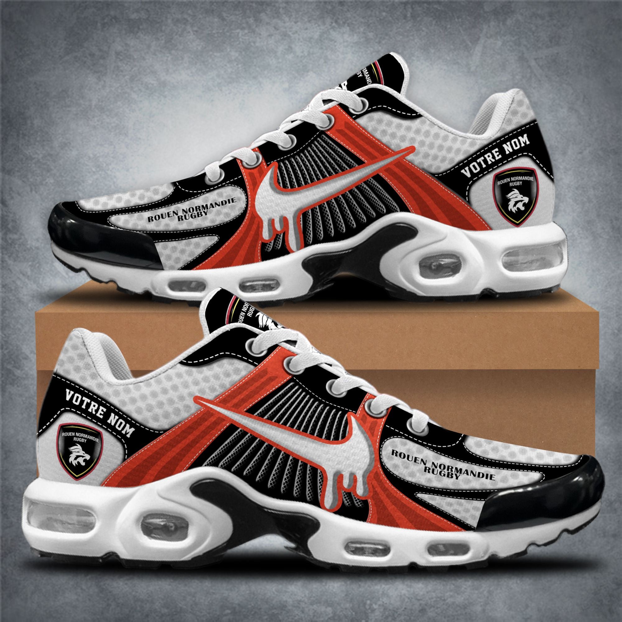 Ideafootwear Rouen Normandie Rugby TN Shoes Sneakers For Men And Women