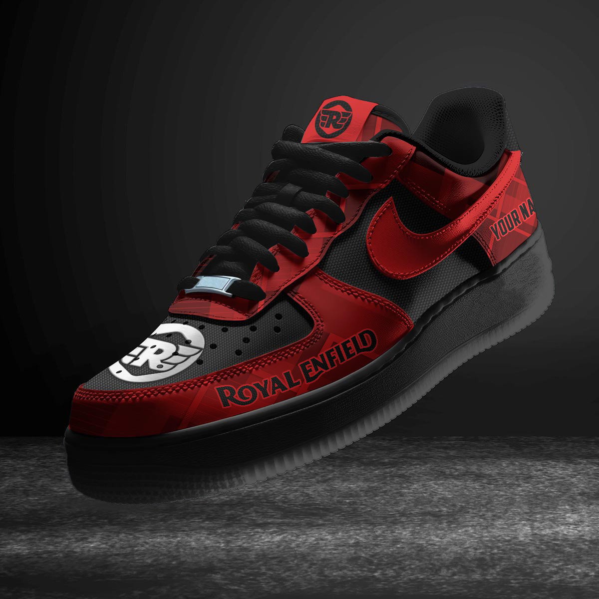 Ideafootwear Royal Enfield Air Low-Top Sneakers Shoes For Men And Women 1