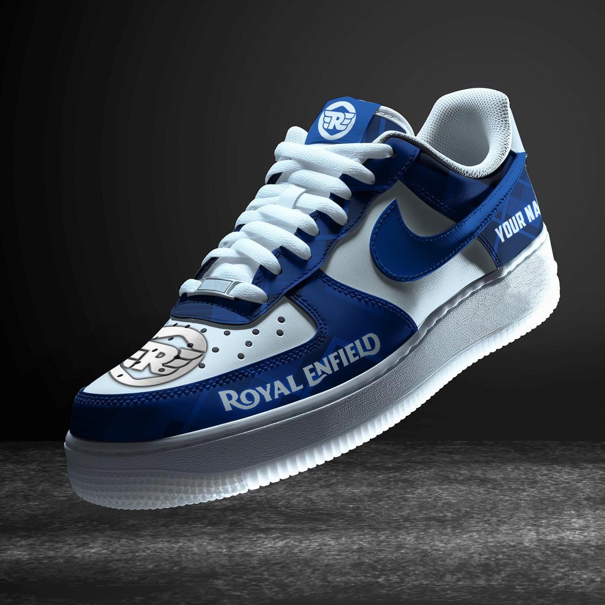 Ideafootwear Royal Enfield Air Low-Top Sneakers Shoes For Men And Women 1